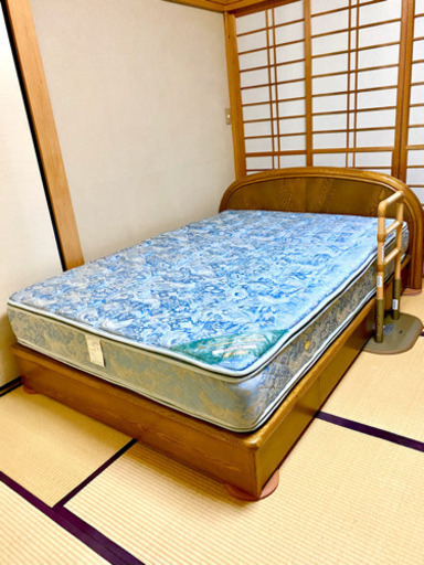 ☆大物処分★美品★高級ダブルベッド★☆