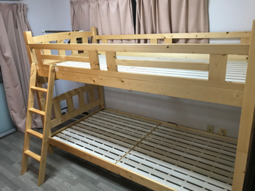 引き取り決定しました【中古】ロータイプ２段ベッド