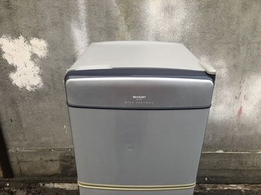 ★ 動作〇 ★ 冷凍冷蔵庫 SHARP SJ-14G -S 140L [H1219 x W475 x D563 mm] ◆ シャープ 2003年製