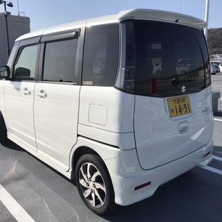 検付 H24年式 パレットSW TS 社外SDナビ 純正AW フルセグTV 両側パワスラ ETC 程度良好! 格安陸送! 即決! 【Kw-018】の画像