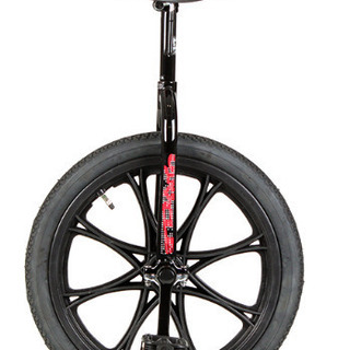 一輪車18インチ　黒　美品　黒のスタンド付