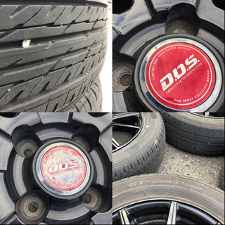 本日最終値下げ！ 15インチ タイヤ アルミ ホイールセット　185/60R15 BADX D.O.S GOOD YEAR