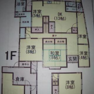 戸建て貸します！大家族、多世帯、テレワーク向き、ペット可能、建物自由に改造してみませんか？ - 不動産