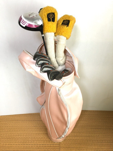 【レディース！】◆WORLD EAGLEドライバ＋Mizuno アイアン◆ゴルフクラブ 8本ハーフセット＋バッグ ＋おまけ付き！