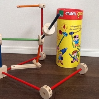 仏 Villac社 木製知育ブロック