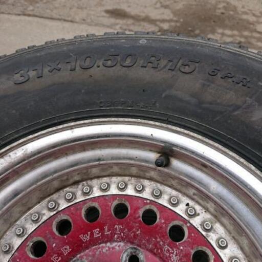 31×10.50R15  6P.R  ６穴