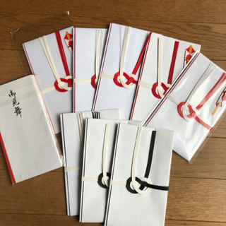 香典，お祝い袋