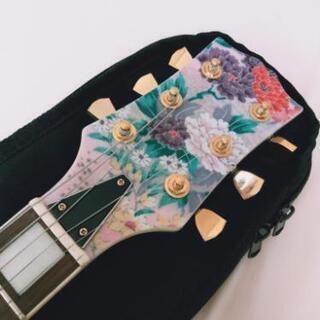 【一点物】着物生地 エレキギター レスポールタイプの画像