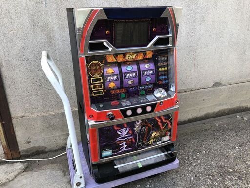 ★ パチスロ実機 ★ 初代 北斗の拳 黒王パネル [AT][ラオウ昇天] ◆ 家庭用電源OK 不要/ボリューム付