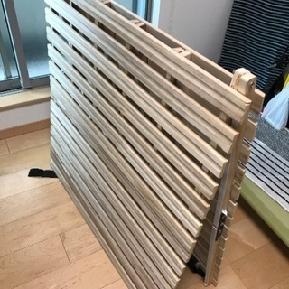 すのこ　折り畳み　ジングルベッド　