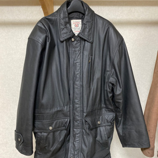 革ジャン　LL 良品　黒
