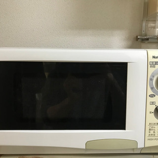 電子レンジ（中古）　ナショナル　2006年製の画像