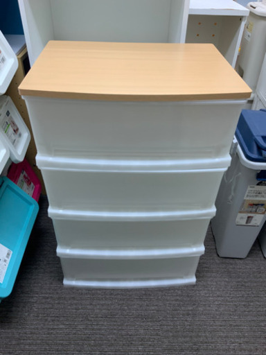 天板木製プラスチックケース　中古^_^