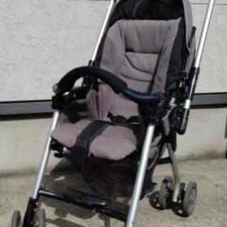 ベビーカー 黒色 中古美品
