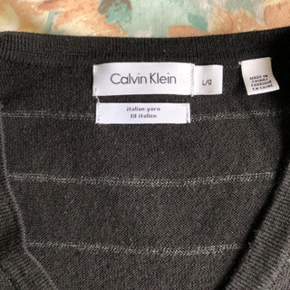 Calvin Klein V-neck カルバン クライン ニットの画像