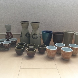 お猪口と徳利　日本酒　熱燗　酒器セット