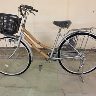 未使用、保管品 26 インチ 型 自転車 シティサイクル ママチャリ シンプルの画像