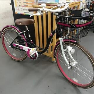 売り切れました【中古自転車】22インチ　女の子　LEDオートライ...