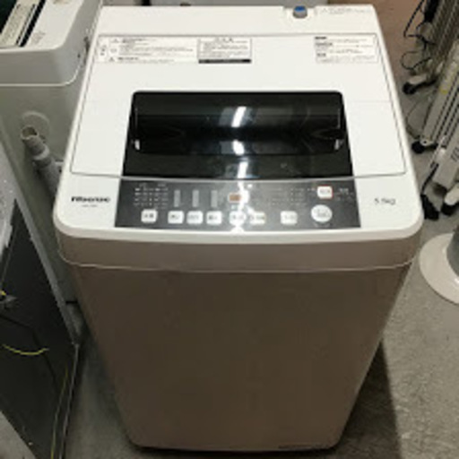 【送料無料・設置無料サービス有り】洗濯機 2018年製 Hisense HW-T55C 中古