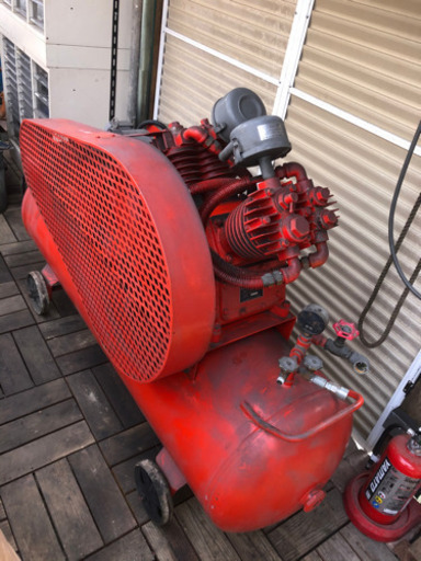 ◆（株）富士コンプレッサー OW-35 3.7kw 容積260L 三相200V◆FUJI イヤサカ◆