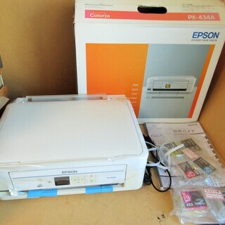 ☆EPSON エプソン Colorio PX-434A 複合機◆プリンター、コピー、スキャナーがこれ一台