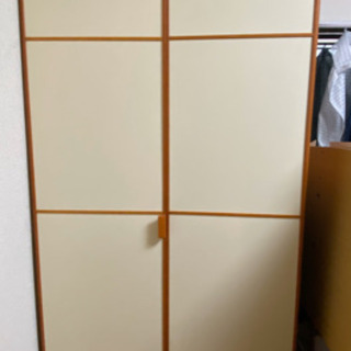 大型衣類収納 ハンガーラック（ジャンク品）の画像