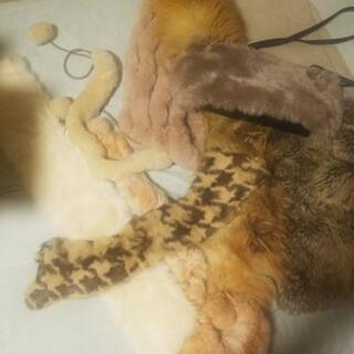 ミンク、フェイクファー　襟巻き、ショール、バッグまとめて