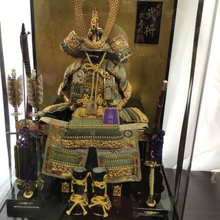 5月人形　鎧兜　黒