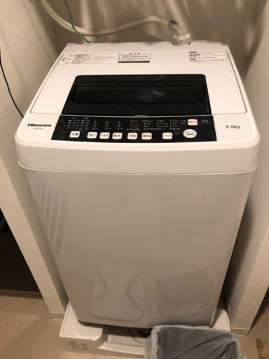 【引き取り限定】洗濯機 ハイセンス 5.5kg 2017年製