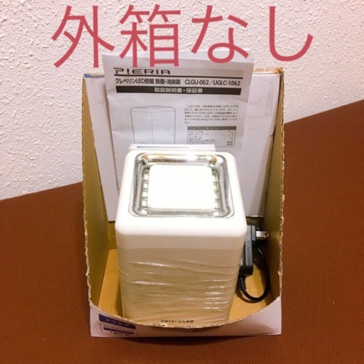 【新品未使用】ドウシシャ クレベリンLED搭載 スクエア  CLGU-062WH