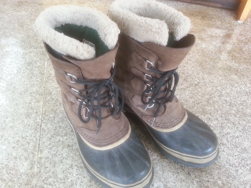 【中古スノーブーツ】ソレル(SOREL)カリブー27cm キャンプ･アウトドア･スキー