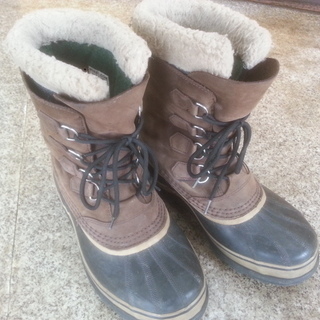 【中古スノーブーツ】ソレル(SOREL)カリブー27cm キャン...