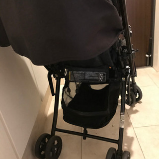 コンビ　ベビーカー　黒　AB型の画像