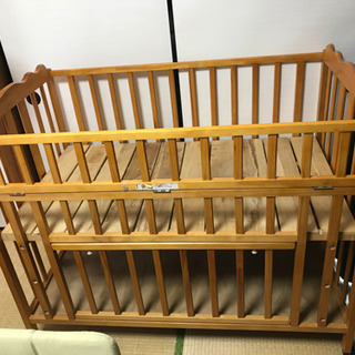 ベビーベッド　中古の画像