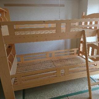 宮付き二段ベッド  (シングルとしてもご利用可)