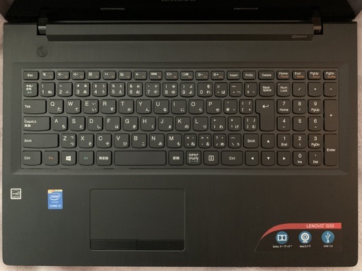 【元箱入り、500GB SSHD、8GBメモリ】 Lenovo ThinkPad G50-80 Core i3 第5世代 Windows10 Pro
