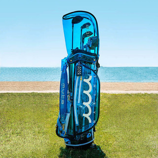 muta MARINE GOLF クリアキャディバッグ【ブルー】