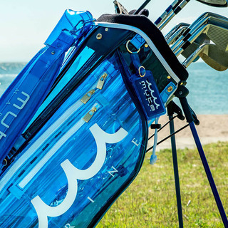 muta MARINE GOLF クリアキャディバッグ【ブルー】の画像