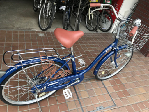 ★美品★24インチ　ledオートライト付き　音鳴りにくいローラーブレーキ