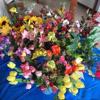 ■【引取限定】造花 まとめ売り 大量セット ジャンク品 D / ...