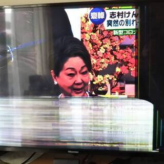 テレビ　HIsense ハイセンス　４３インチ　ジャンク　￥0