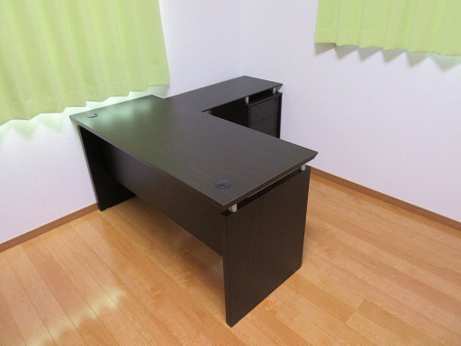 ニトリ システムデスク(キャネーラ 140 DBR)引き取り場所江東区千石トランクルーム前(※お値引き相談可)