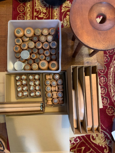 組紐☆丸台&組玉セット　レトロ&新品