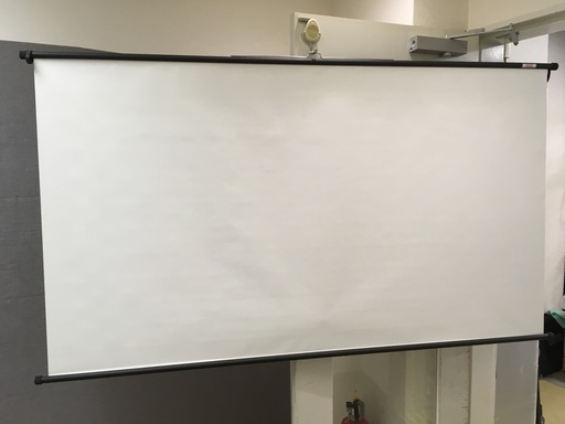 壁掛け式スクリーン　KPV-80HDW（177×99cm）キクチ科学研究所