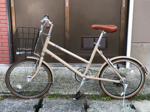 ブリジストン MARKROSA マークローザ　M7 ミニベロ 20インチ　カーキ色　7段変速　動作確認済み