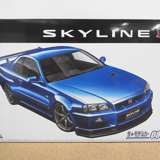 アオシマ　1/24　スカイライン　GT-R　R34 