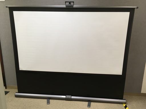 フロアタイプスクリーン（自立式）　HU-80（177×100cm）