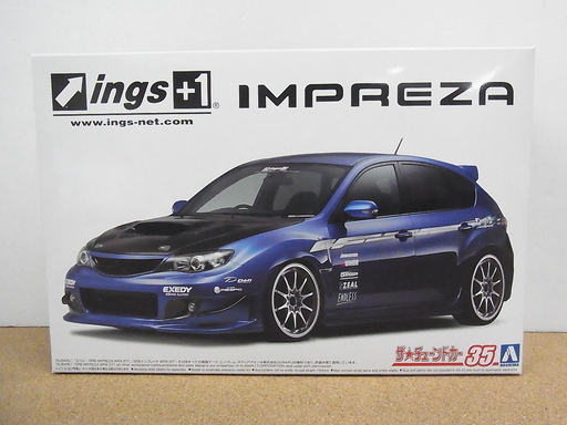 アオシマ　1/24　GRBインプレッサ　WRX　STI　’07