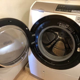 【5年保障証付き】ほぼ新品ドラム型洗濯機 容量11kg　日立ビックドラムスリムタイプ　