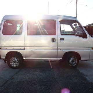 訳アリで激安【埼玉県草加市】サンバーバン H20年 車検(令和4年2月)タイベル交換済み MT車 純正キーレス トランスポーター youtube動画有　コミコミ価格（リサイクル料金含む）の画像